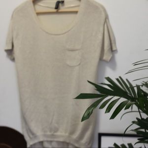 relativity sparkle sweater shirt with pocket